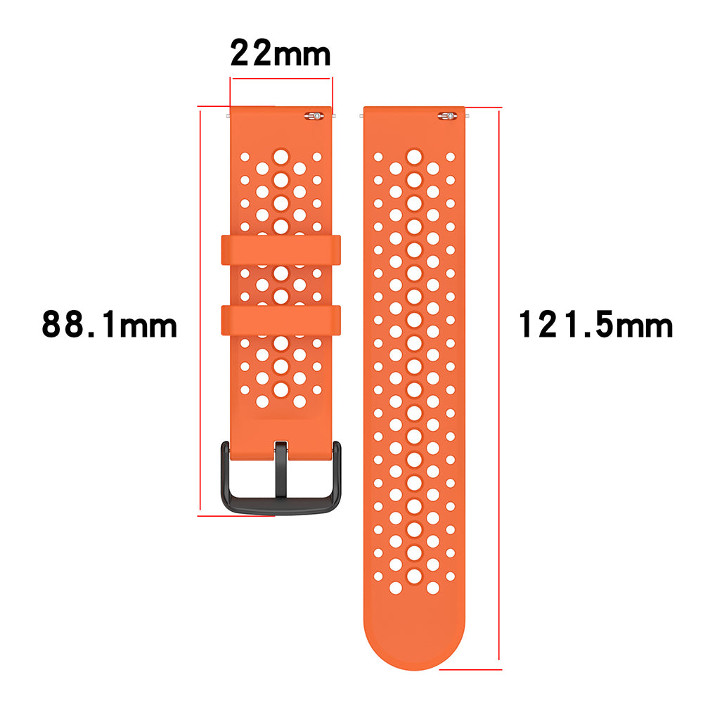 Λουράκι Techsuit W083 για Amazfit Watch / Samsung Watch Series, 22mm, Λευκό