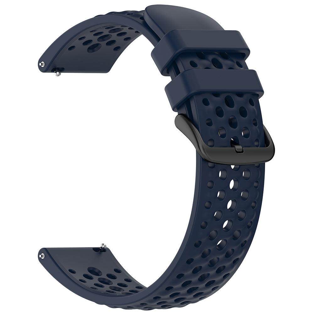 Techsuit W083 Strap for Amazfit Watch / Samsung Watch Series, 22mm, Navy Blue