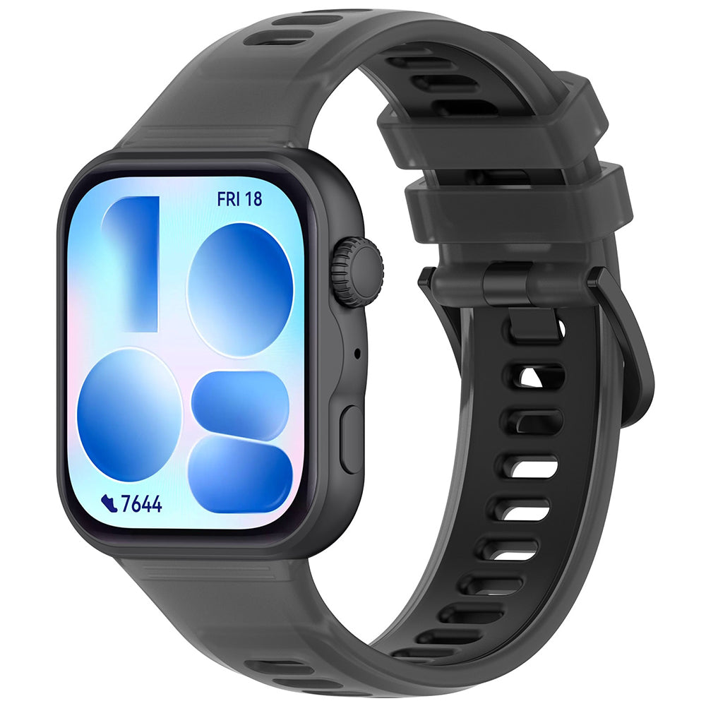 Λουράκι Techsuit W084 για Huawei Watch Fit 5 Pro / Fit 5 / Fit 4 Pro / Fit 4 / Fit 3, Μαύρο