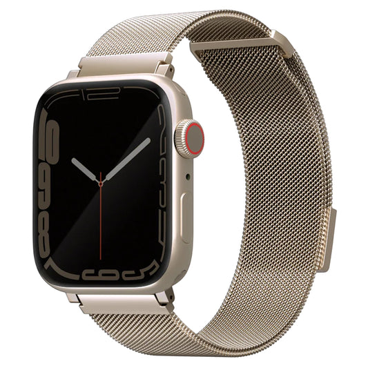 Λουράκι UNIQ Dante για Apple Watch 42mm / 41mm / 40mm / 38 Series, Χρυσό