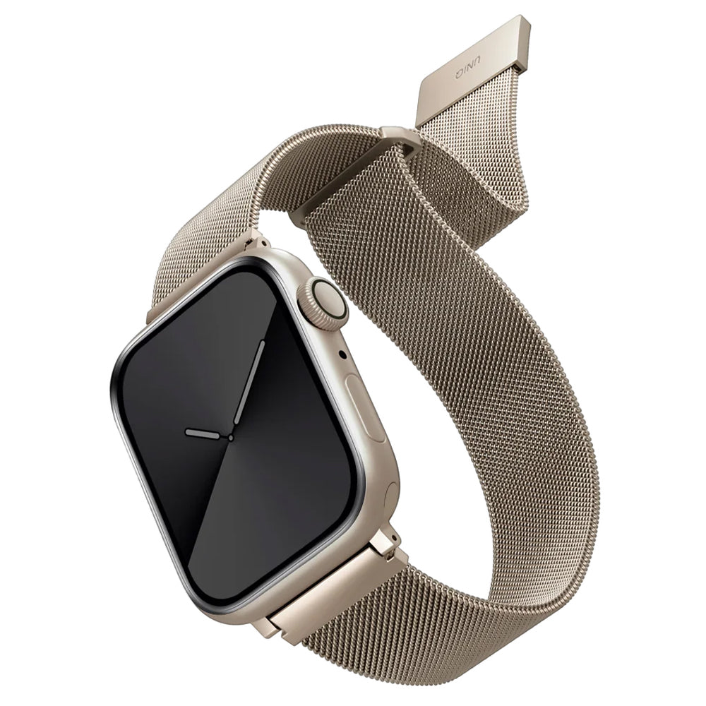 Λουράκι UNIQ Dante για Apple Watch 42mm / 41mm / 40mm / 38 Series, Χρυσό