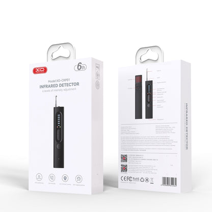 Ανιχνευτής IR συσκευών GSM / κρυφά μικρόφωνα / εντοπιστές GPS XO Design CRP01, Μαύρο