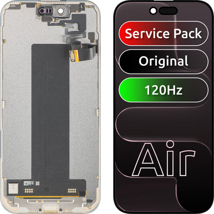 Οθόνη με οθόνη αφής Apple iPhone 17 Air, με πλαίσιο, μαύρο, Service Pack 661-55240