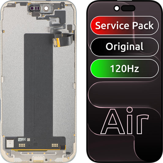 Οθόνη με οθόνη αφής Apple iPhone 17 Air, με πλαίσιο, μαύρο, Service Pack 661-55240