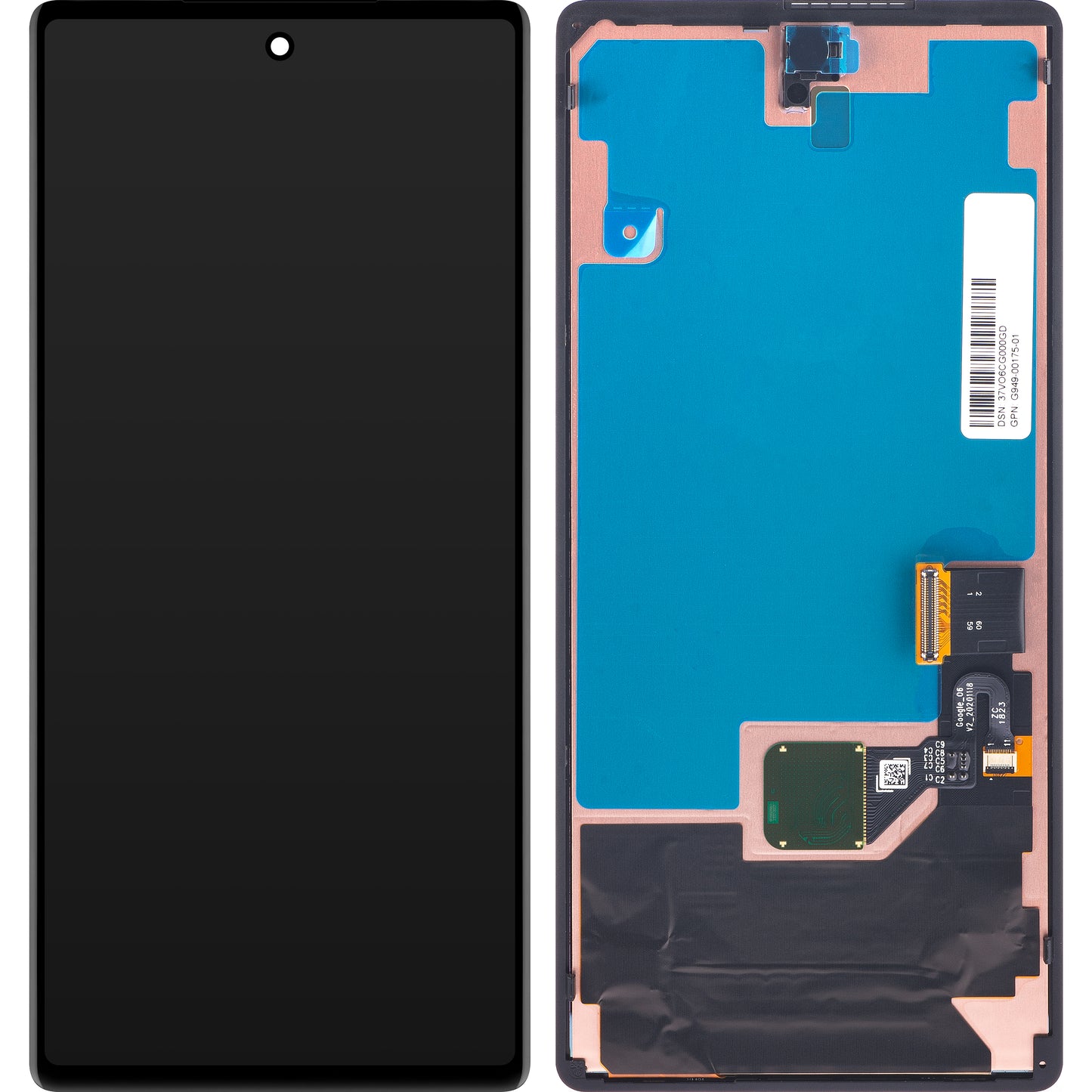 Οθόνη αφής Google Pixel 6, πακέτο σέρβις G949-00175-01