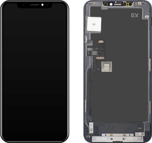 Οθόνη αφής GX για Apple iPhone 11 Pro Max, με πλαίσιο, έκδοση OLED, μαύρο