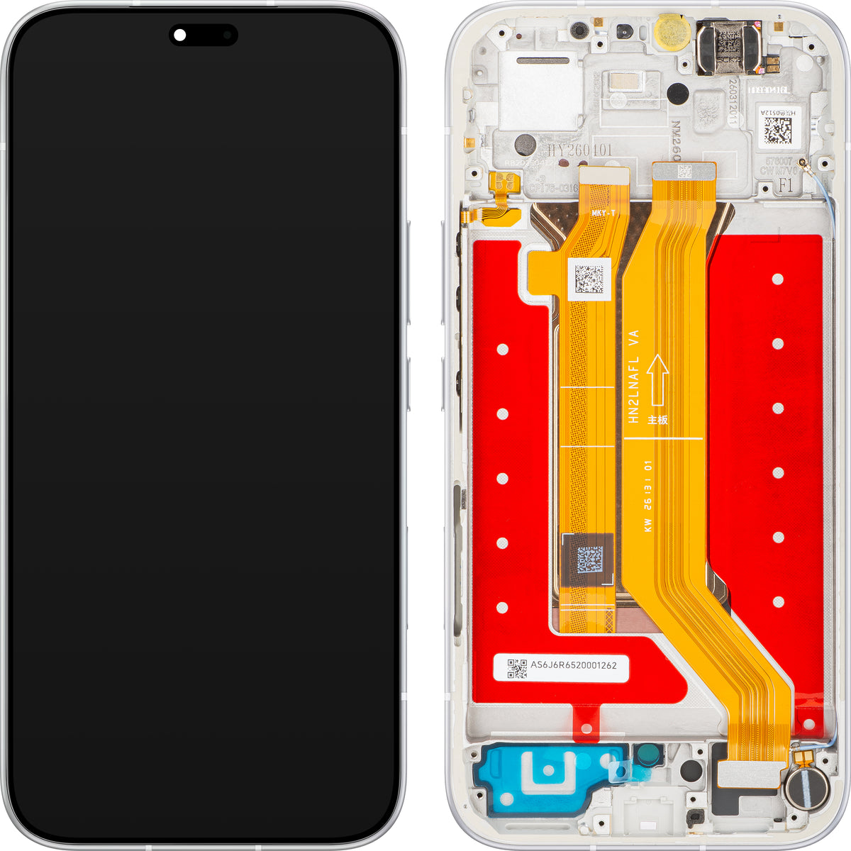 Οθόνη με οθόνη αφής Honor 600e / 600 Lite, με πλαίσιο, γκρι (Velvet Grey), Service Pack 0235ASUM