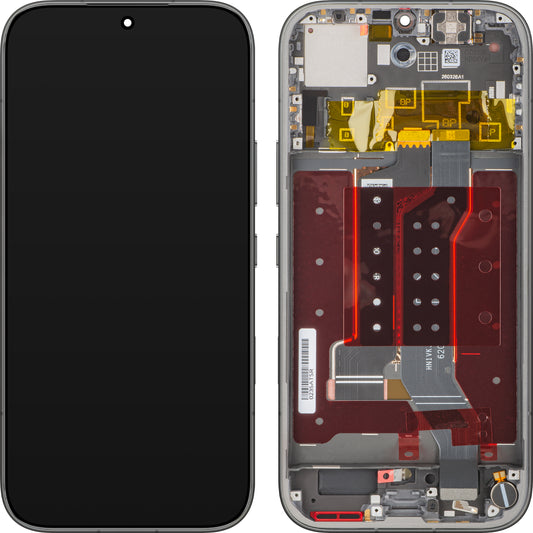 Οθόνη με οθόνη αφής Honor 600, με πλαίσιο, μαύρο, Service Pack 0235ATSR