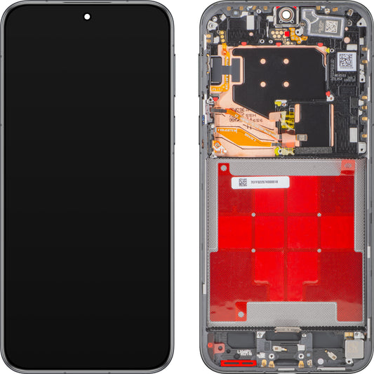 Οθόνη αφής Huawei Pura 80 Ultra με Πλαίσιο, Μαύρο (Golden Black), Service Pack 02357EFF