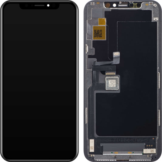 Οθόνη αφής JK για Apple iPhone 11 Pro, με πλαίσιο, έκδοση LCD εντός κυψέλης, μαύρο