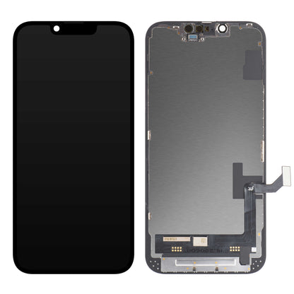 Οθόνη αφής JK για Apple iPhone 14, με πλαίσιο, έκδοση LCD εντός κυψέλης, μαύρο 