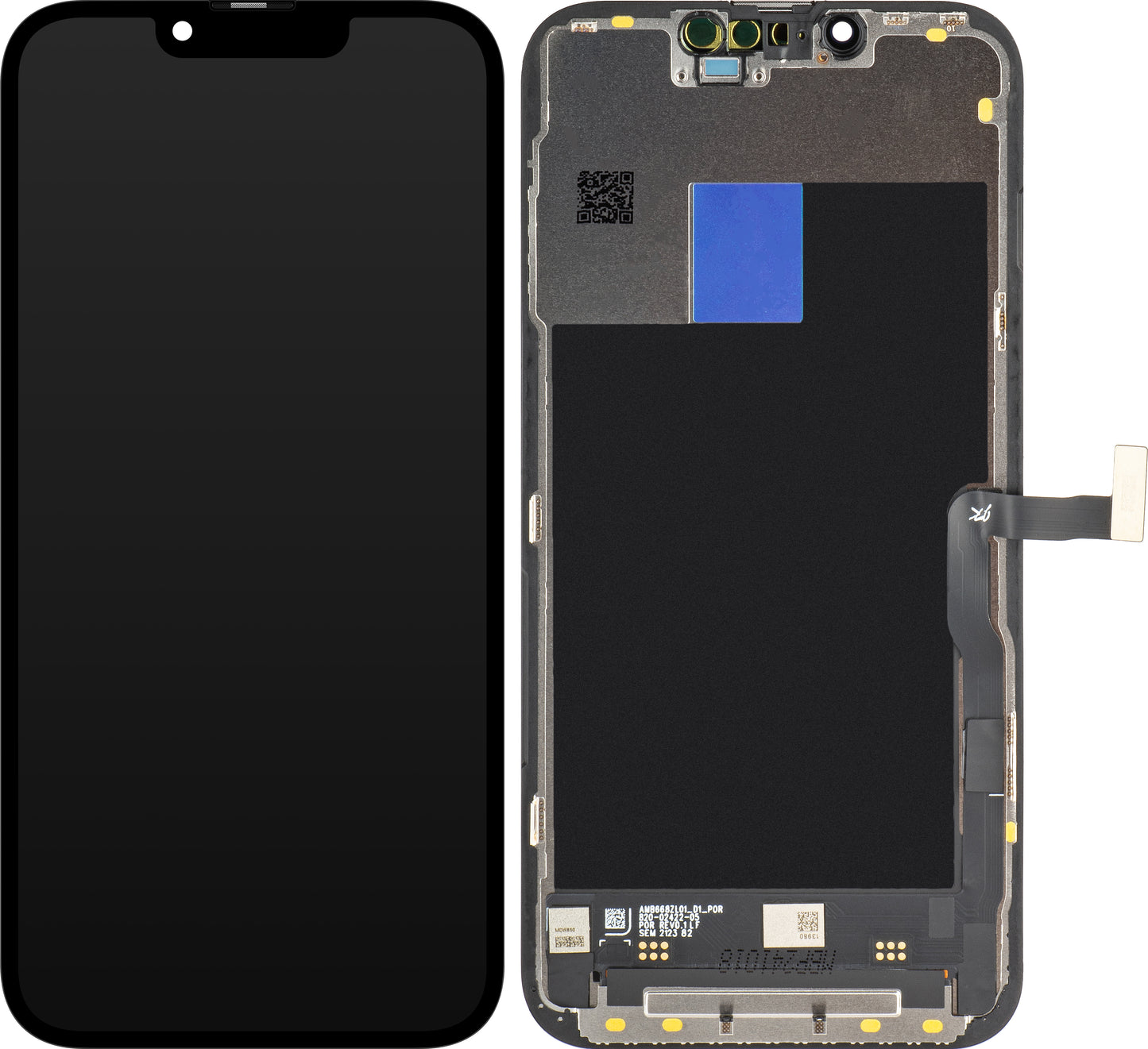 JK Οθόνη αφής για Apple iPhone 13 Pro, με πλαίσιο, LCD In-Cell IC Κινητή, Μαύρο