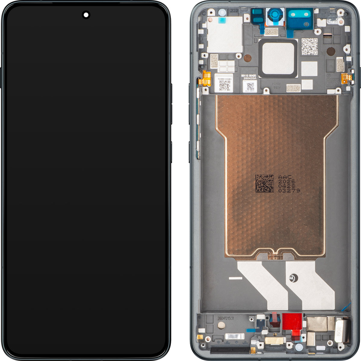 Οθόνη με οθόνη αφής Motorola Edge 70 Max, με πλαίσιο, Μαύρο (Pantone Dark Shadow) 5D68C33281