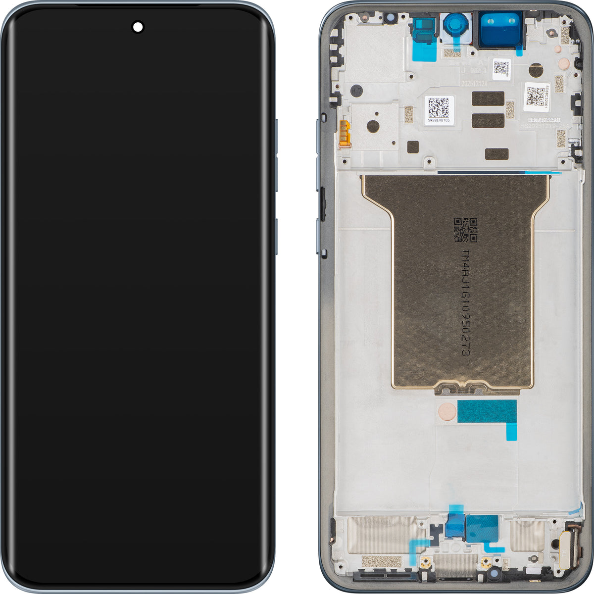 Οθόνη με οθόνη αφής Motorola Edge 70 Fusion+ / Edge 70 Fusion, με πλαίσιο, μπλε (Pantone Country Air), Service Pack 5D68C32063