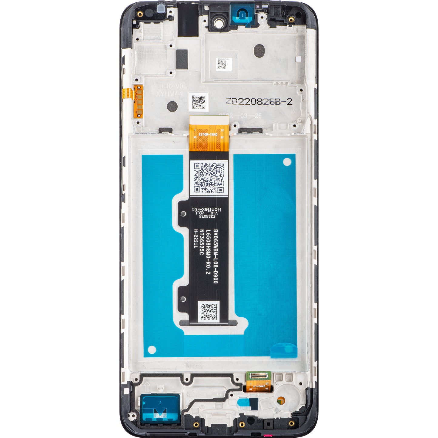 Motorola Moto E40 / E30 Οθόνη αφής με πλαίσιο, μαύρο, πακέτο σέρβις 5D68C19697