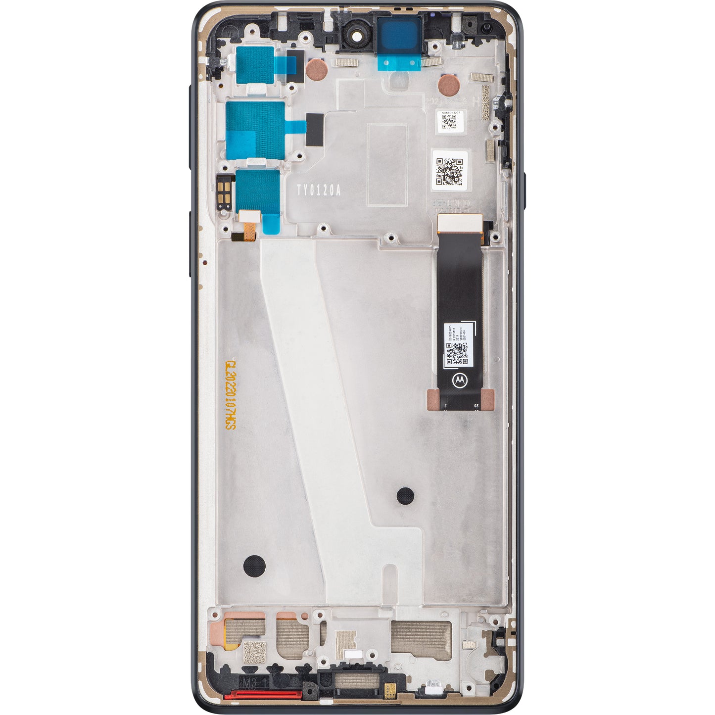 Οθόνη αφής Motorola Edge 20, με πλαίσιο, γκρι, Service Pack 5D68C19192