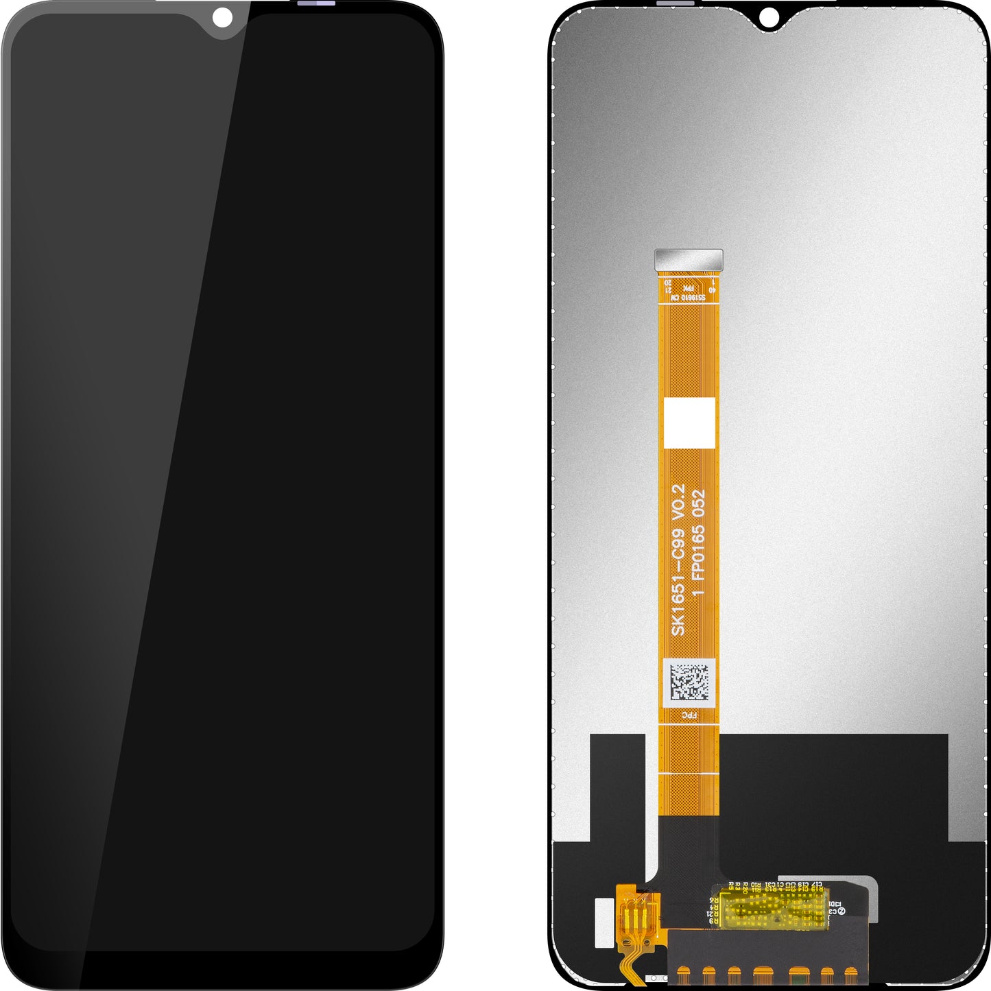 Οθόνη με οθόνη αφής MP συμβατή με Realme C21Y / C25Y