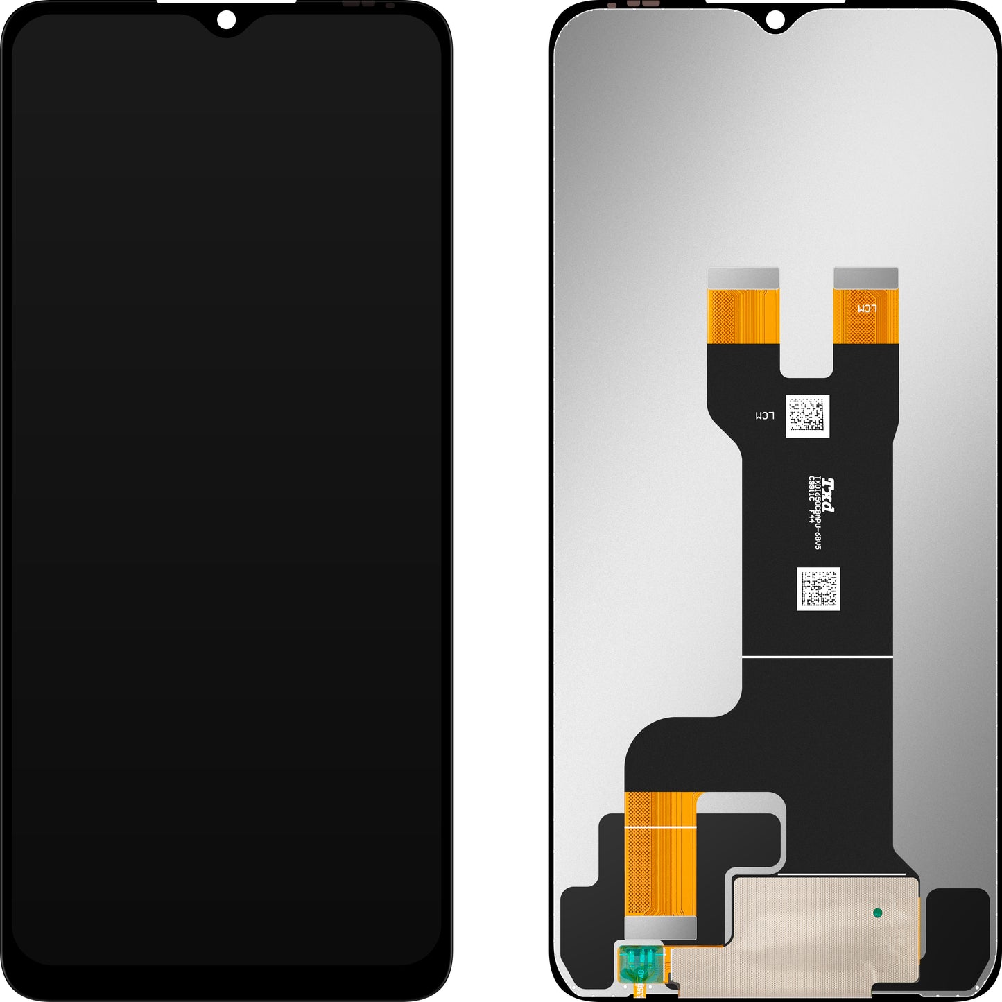Οθόνη με οθόνη αφής MP συμβατή με ZTE Blade A73 5G