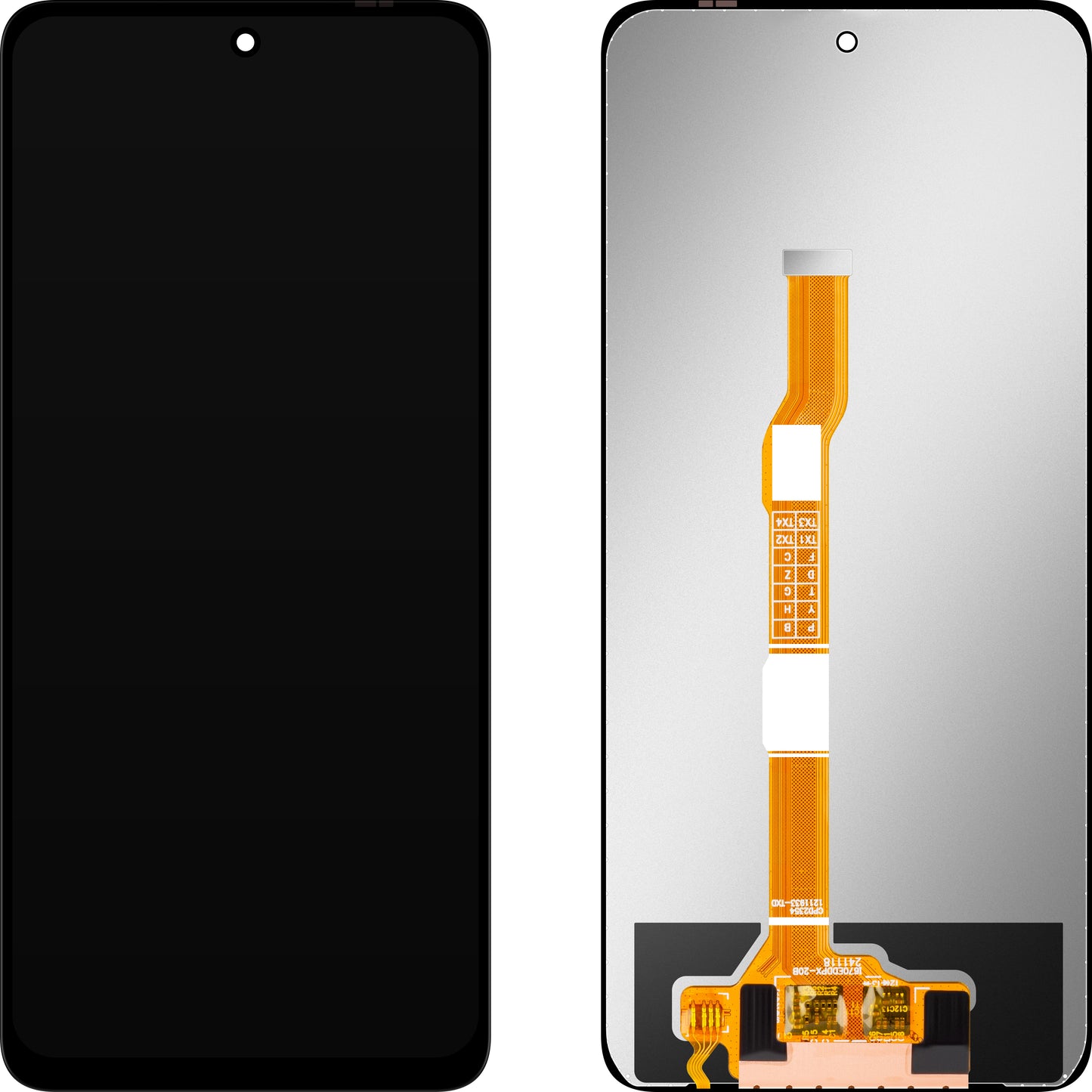 Οθόνη με οθόνη αφής MP συμβατή με vivo Y28 4G