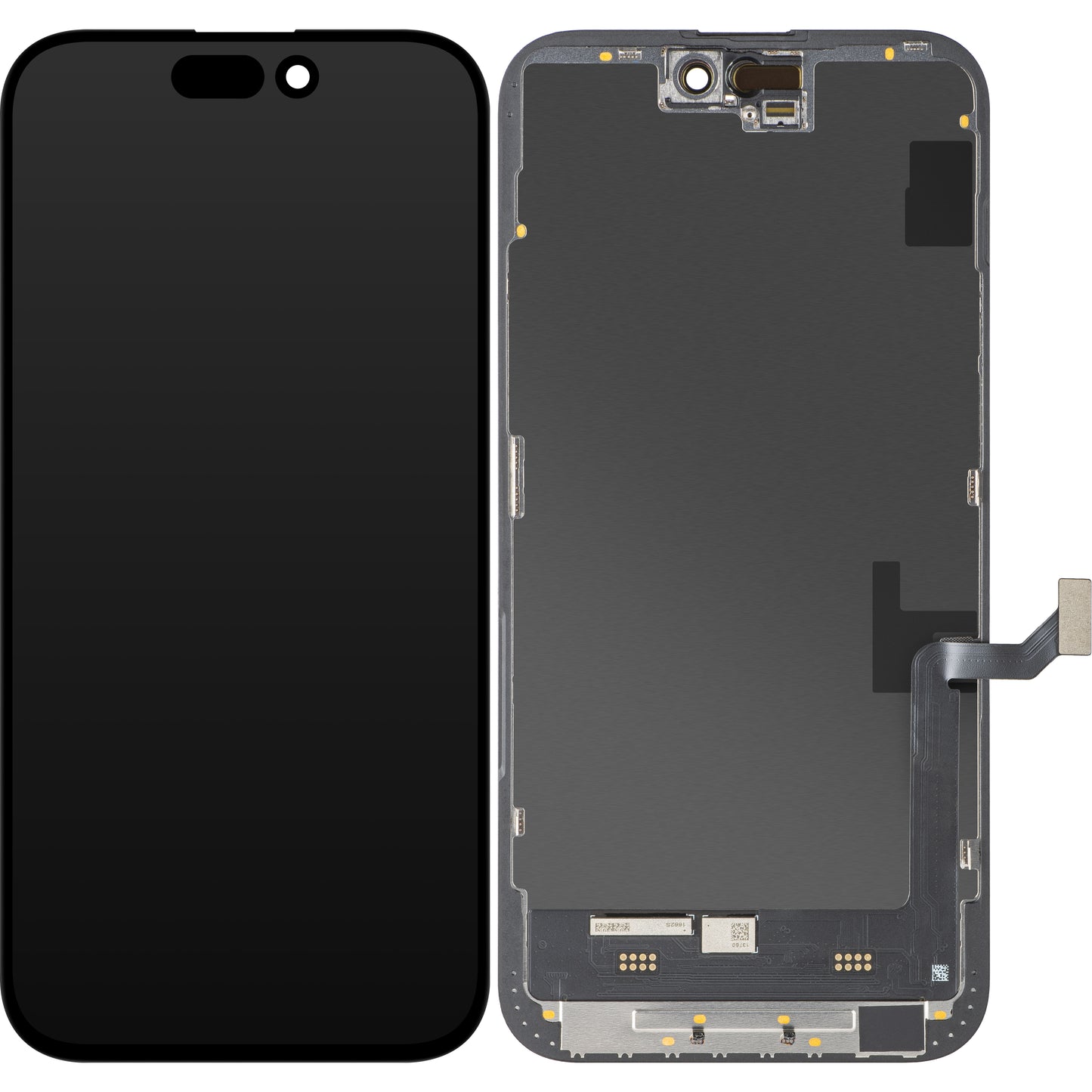 Οθόνη αφής MP συμβατή με Apple iPhone 15 Plus, με Πλαίσιο, Έκδοση Soft OLED FHD IC Movable, Μαύρη