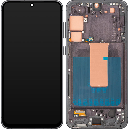 Οθόνη με οθόνη αφής MP συμβατή με Samsung Galaxy S23+ S916, με Πλαίσιο, Μαύρη