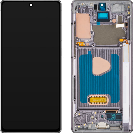 Οθόνη με οθόνη αφής MP συμβατή με Samsung Galaxy Note 20 N980, με Πλαίσιο, Έκδοση OLED, Μαύρη