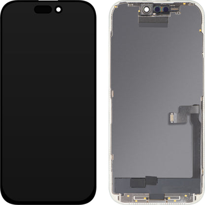 Οθόνη με Αφής MP συμβατή με Apple iPhone 16 Pro, με Πλαίσιο, Έκδοση OLED FHD Diagnostic, Μαύρη