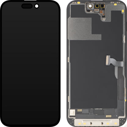 Οθόνη με Αφής MP συμβατή με Apple iPhone 14 Pro, με Πλαίσιο, Έκδοση OLED FHD Diagnostic, Μαύρη