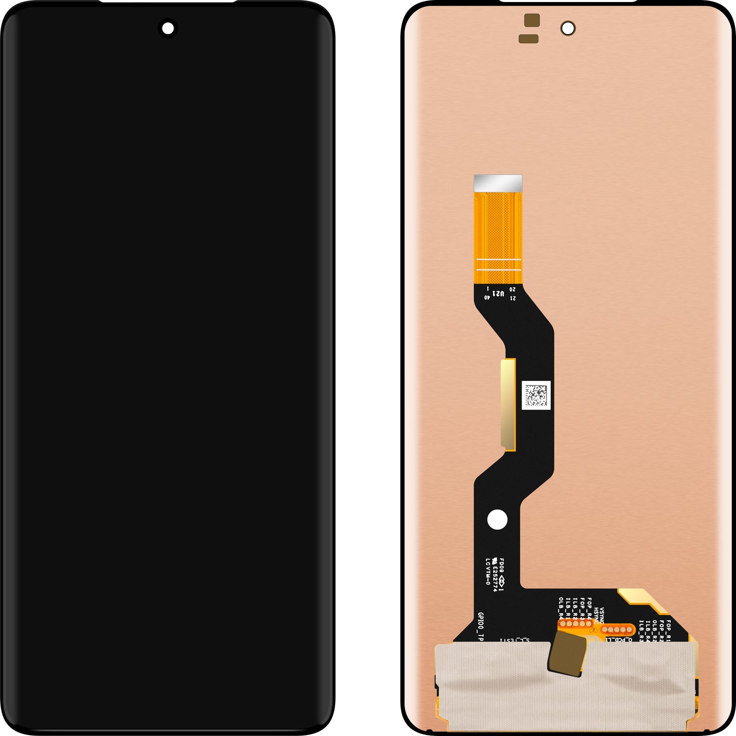 MP Touchscreen Display compatible with Motorola Edge 60 Fusion