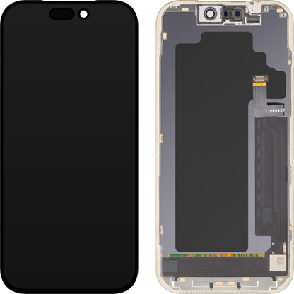 Οθόνη με MP Touchscreen συμβατή με Apple iPhone 17 Pro, με Πλαίσιο, Έκδοση OLED FHD IC Movable, Μαύρο
