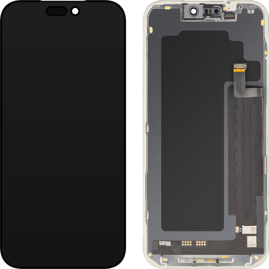 Οθόνη με Touchscreen MP συμβατή με Apple iPhone 17 Pro Max, με Πλαίσιο, Έκδοση Λογισμικού OLED FHD Διαγνωστική, Μαύρο