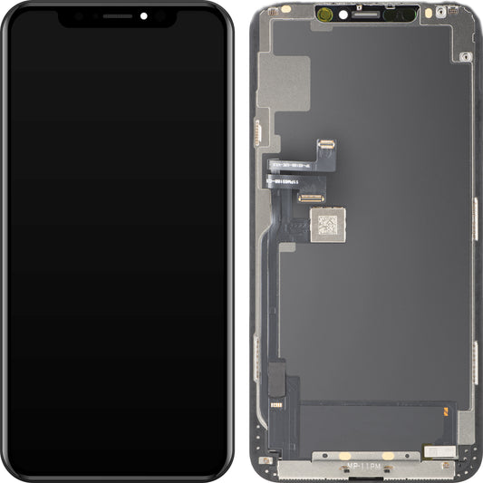 Οθόνη με Touchscreen MP συμβατή με Apple iPhone 11 Pro Max, με Πλαίσιο, Έκδοση OLED FHD IC Movable, Μαύρο