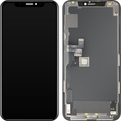 Οθόνη με Αφής MP συμβατή με Apple iPhone 11 Pro, με Πλαίσιο, Έκδοση OLED FHD IC Movable, Μαύρο