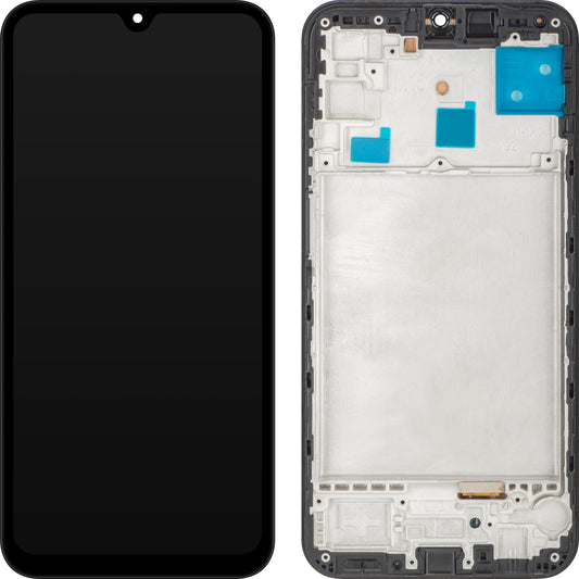 Οθόνη με Αφής MP συμβατή με Samsung Galaxy M15, με Πλαίσιο, Μαύρο