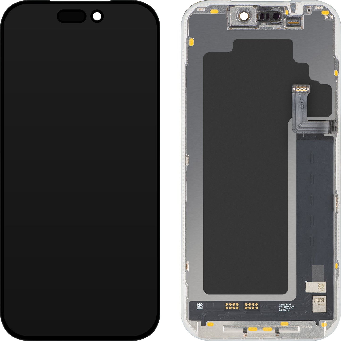 Οθόνη με Touchscreen MP συμβατή με Apple iPhone 17 Pro, με Πλαίσιο, Έκδοση Λογισμικού OLED FHD 120Hz Διαγνωστική, Μαύρο
