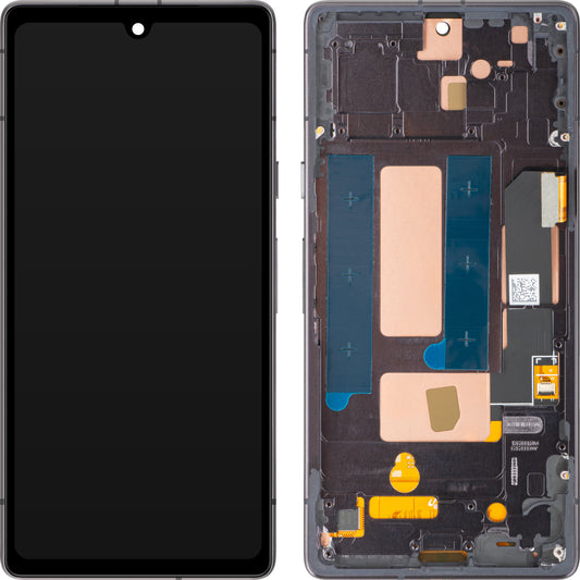 MP Touchscreen Display compatible with Google Pixel 7a, with Frame, OLED Version, Black