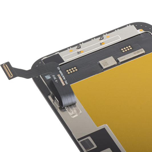 Οθόνη αφής MP συμβατή με Apple iPhone 15 Plus, με Πλαίσιο, Έκδοση Soft OLED FHD IC Movable, Μαύρη