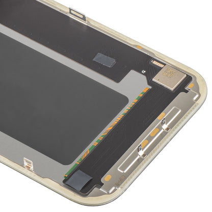 Οθόνη με MP Touchscreen συμβατή με Apple iPhone 17 Pro, με Πλαίσιο, Έκδοση OLED FHD IC Movable, Μαύρο