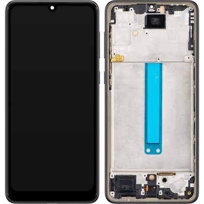 Οθόνη αφής MP Display συμβατή με Samsung Galaxy A33 5G A336, με πλαίσιο, Μαύρο 