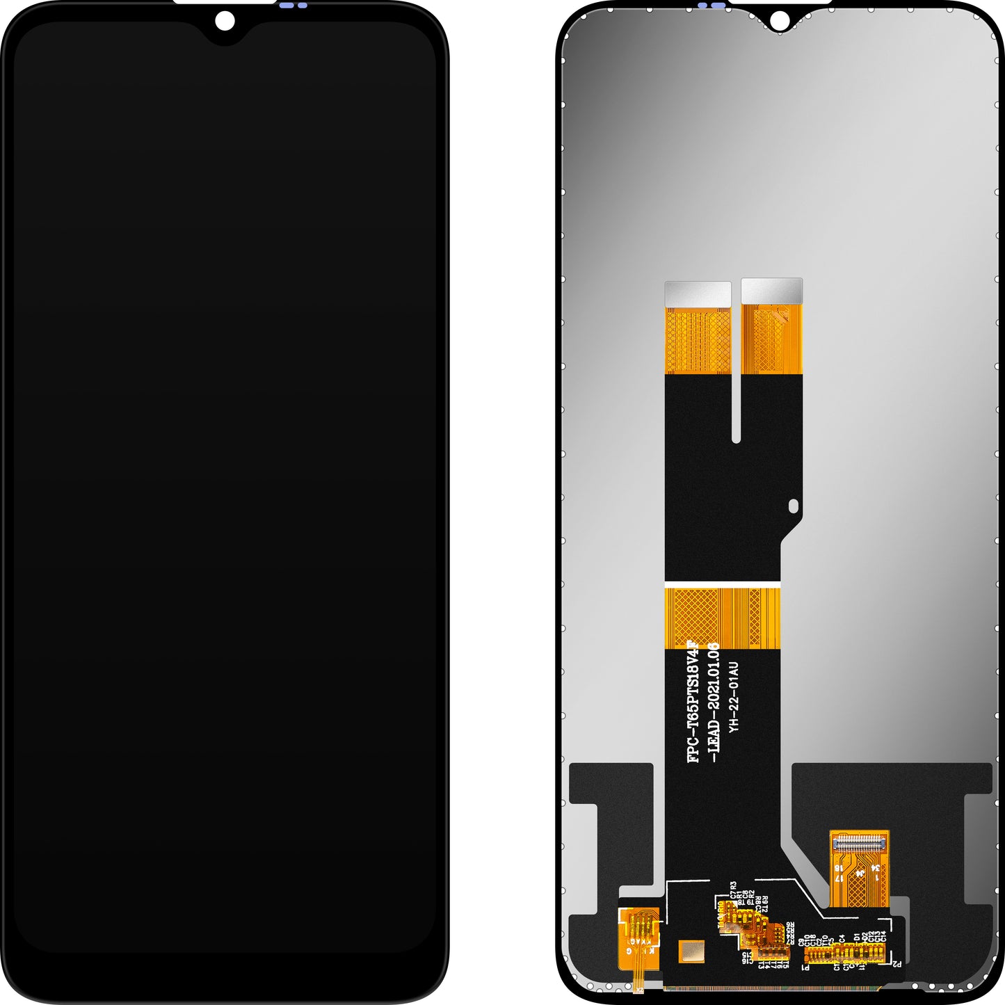 Οθόνη με οθόνη αφής MP συμβατή με Nokia 2.4