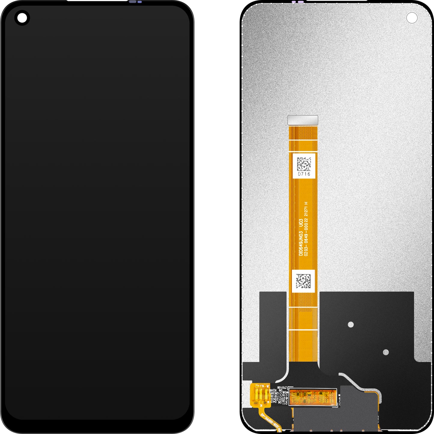 Οθόνη με οθόνη αφής MP συμβατή με Oppo A54 5G