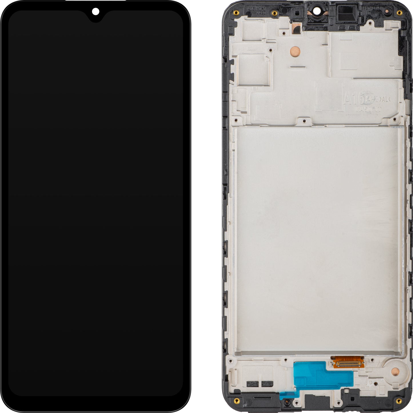 Οθόνη με οθόνη αφής MP συμβατή με Samsung Galaxy A16 5G A166, με Πλαίσιο, Μαύρη