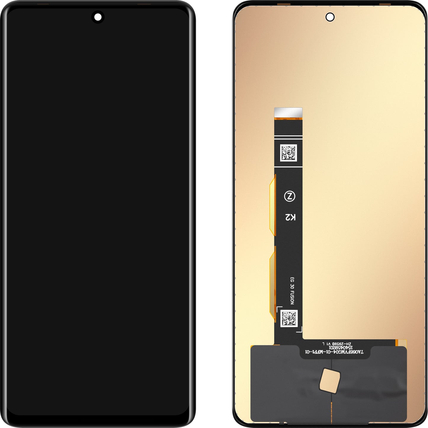 Οθόνη με οθόνη αφής MP συμβατή με Motorola Edge 40 / Edge 40 Neo