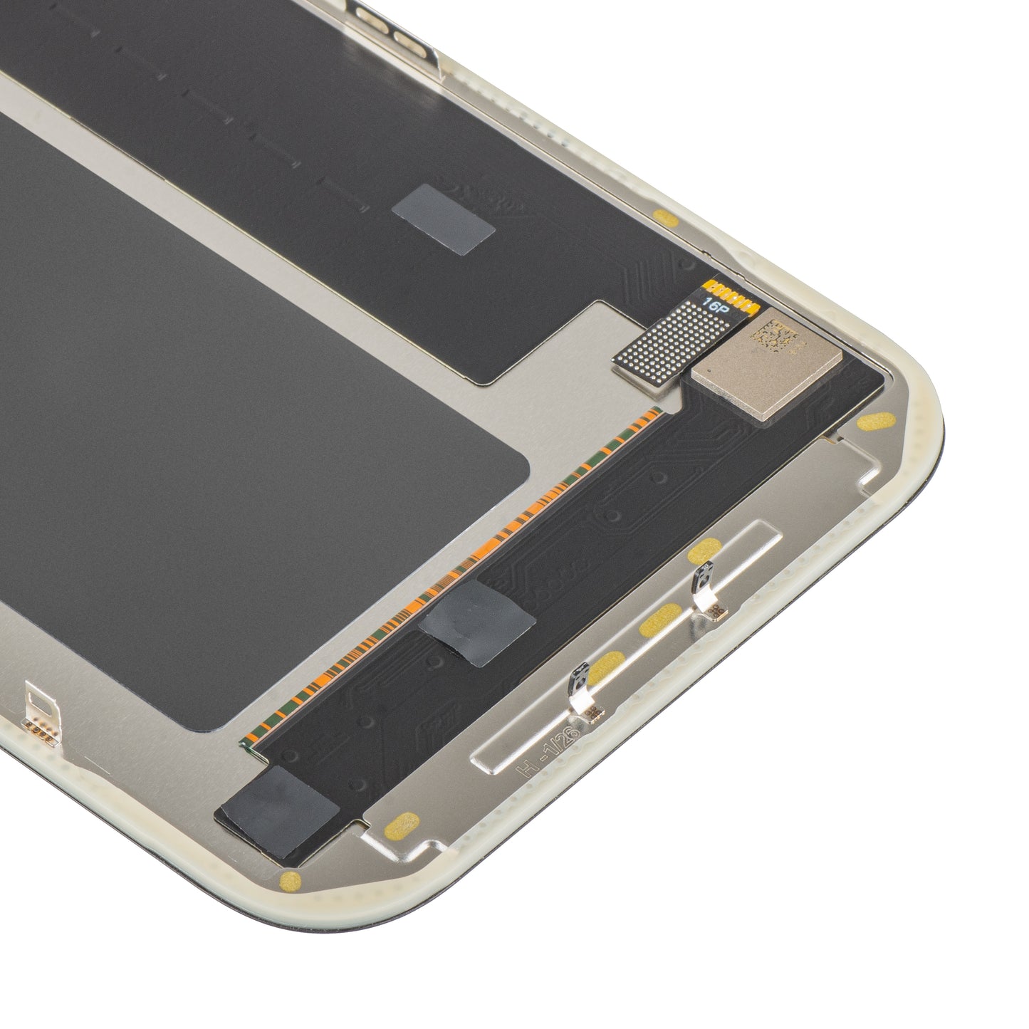 Οθόνη με Touchscreen MP συμβατή με Apple iPhone 17 Pro Max, με Πλαίσιο, Έκδοση OLED FHD IC Movable, Μαύρο