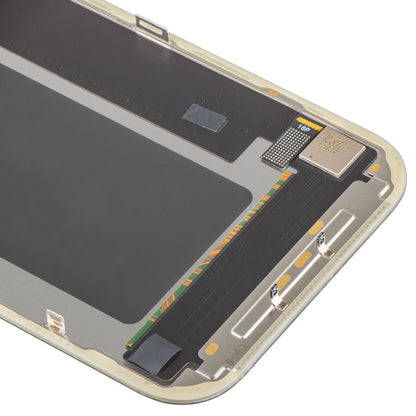 Οθόνη με MP Touchscreen συμβατή με Apple iPhone 17 Pro, με Πλαίσιο, Έκδοση OLED FHD IC Movable, Μαύρο