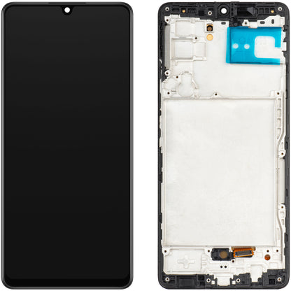 Οθόνη αφής MP συμβατή με Samsung Galaxy A42 5G A426, με πλαίσιο, έκδοση OLED, Μαύρο 