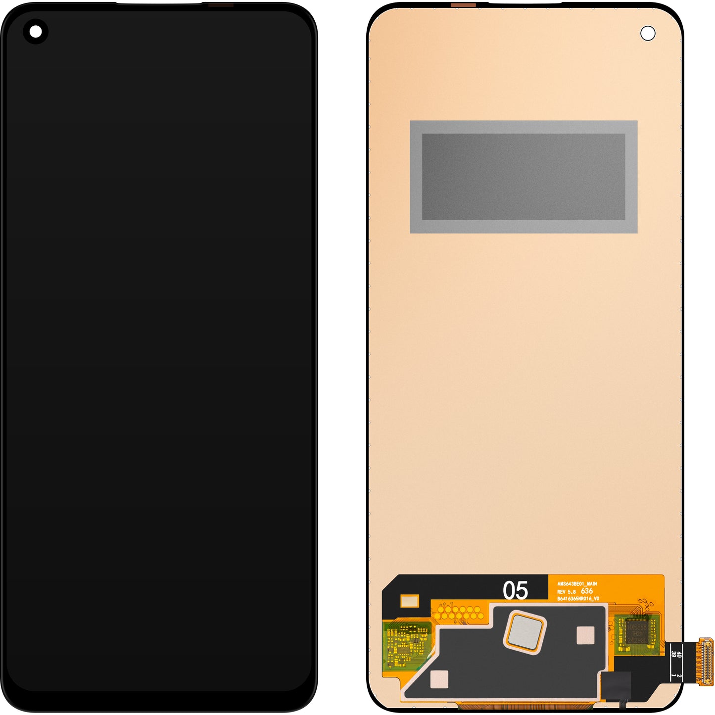 Οθόνη με οθόνη αφής MP συμβατή με Oppo Find X3 Lite / K9 / Reno5 5G