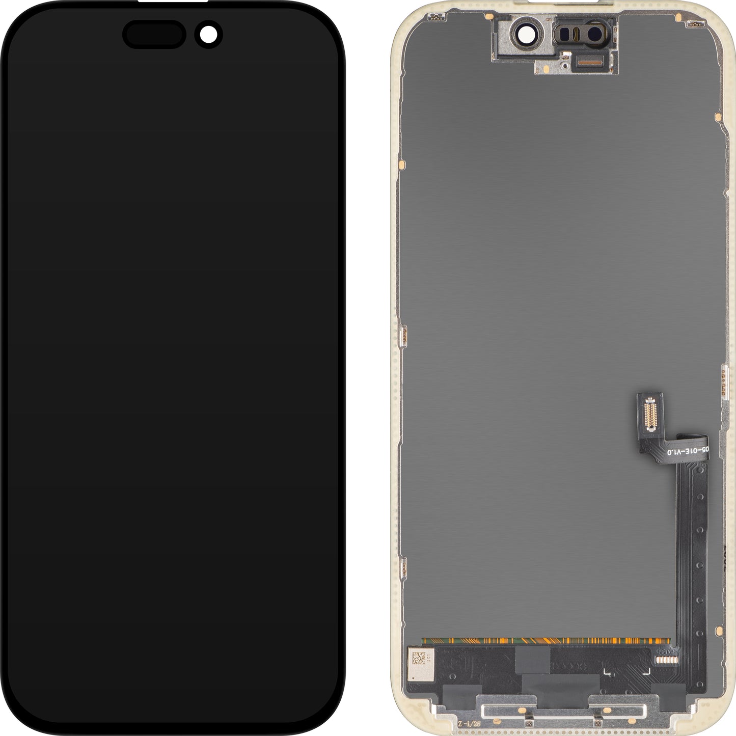 Οθόνη με Touchscreen MP συμβατή με Apple iPhone 17, με Πλαίσιο, Έκδοση OLED FHD IC Movable, Μαύρο