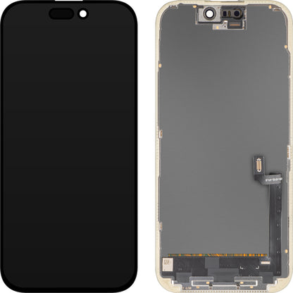 Οθόνη με Touchscreen MP συμβατή με Apple iPhone 17, με Πλαίσιο, Έκδοση OLED FHD IC Movable, Μαύρο