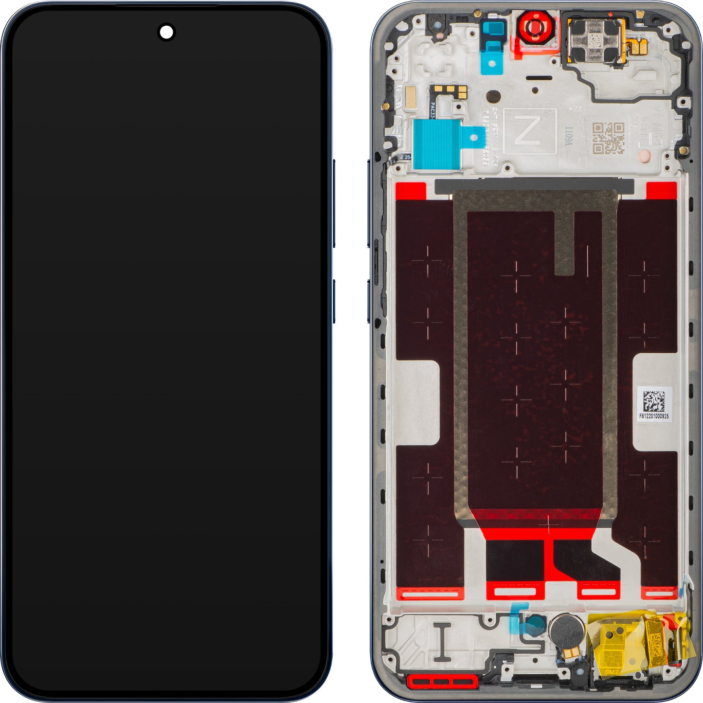 Οθόνη με Αφή Oppo Reno15 F, με Πλαίσιο, Μπλε Νυχτερινό (Twilight Blue), Service Pack 621029000800